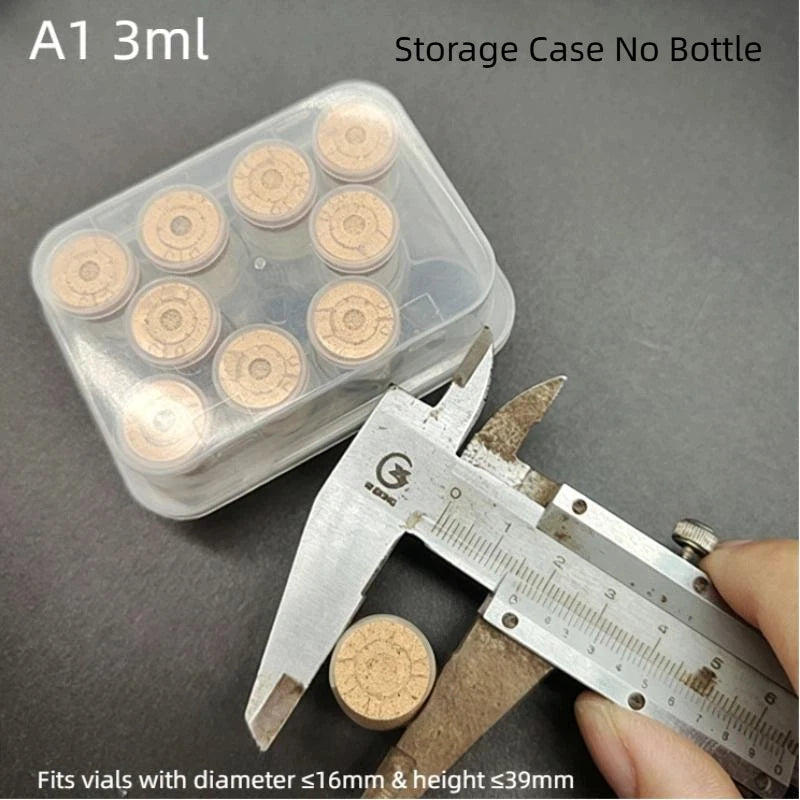 Transparent Plastic Vial Storage Box – 3–10ml Organizer Vial Storage Organizer SPOT A1