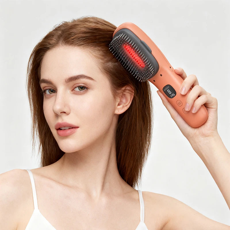 Electric Laser Hair Growth Brush – Infrared Scalp Stimulator Laser Hair Growth Brush SPOT