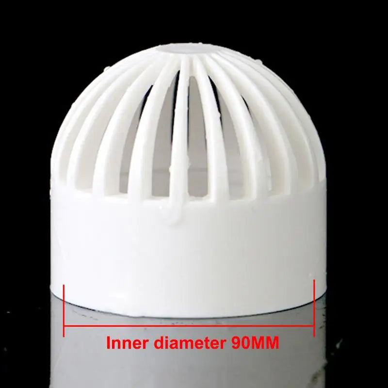 PVC Vent Cap Filter Screen 2-Pack – Fits 20–90mm Pipes Pipe Vent Cap Filter SPOT White 90MM 2Pcs