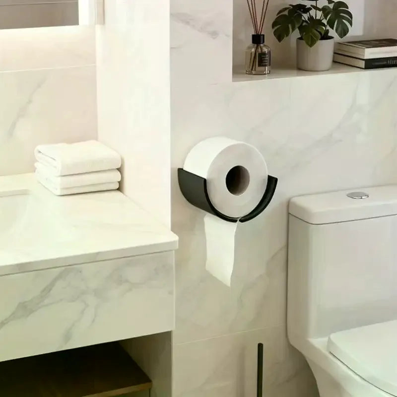 No-Drill Wall Mount Paper Holder – Bathroom & Kitchen Toilet Paper Holder SPOT