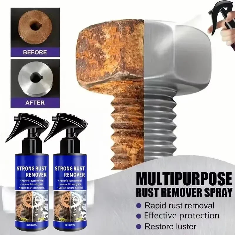 Car Rust Remover Spray 100ml – Metal Derusting & Protection Rust Remover Spray SPOT