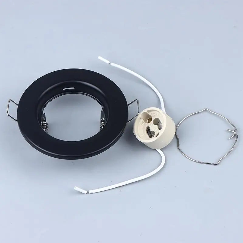 Round Adjustable LED Downlight Frame – MR16 GU10 Recessed Holder LED Downlight Frame SPOT A3