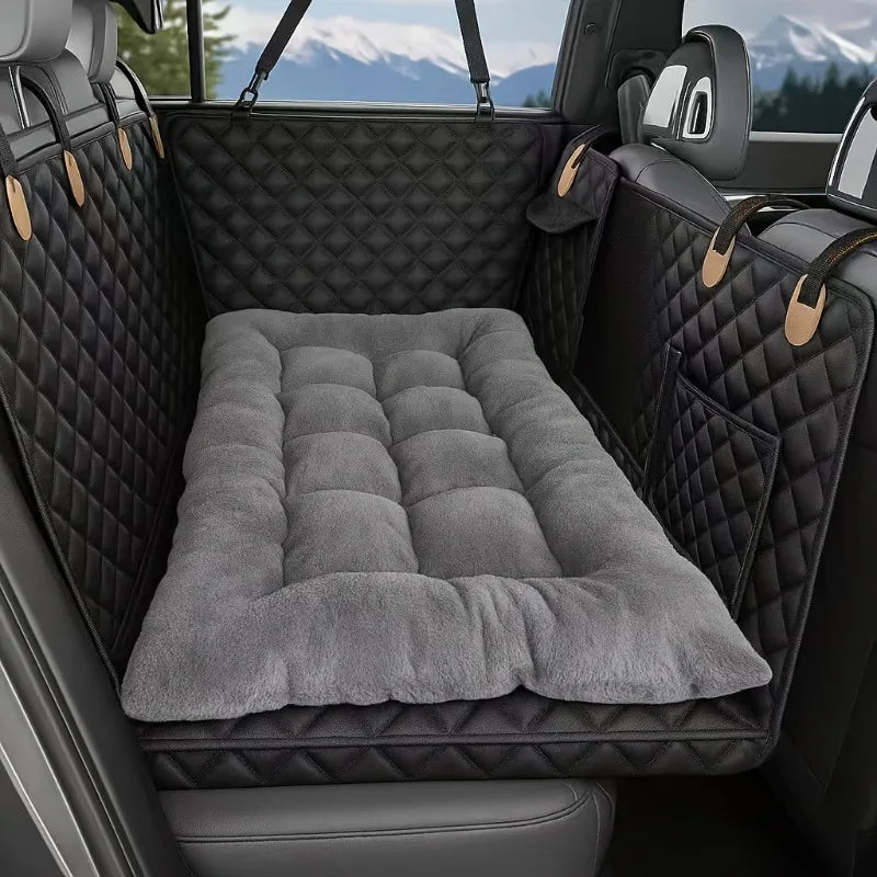 Winter Dog Car Seat Mat – Non-Slip, Warm & Machine Washable Dog Car Seat Mat SPOT Gray