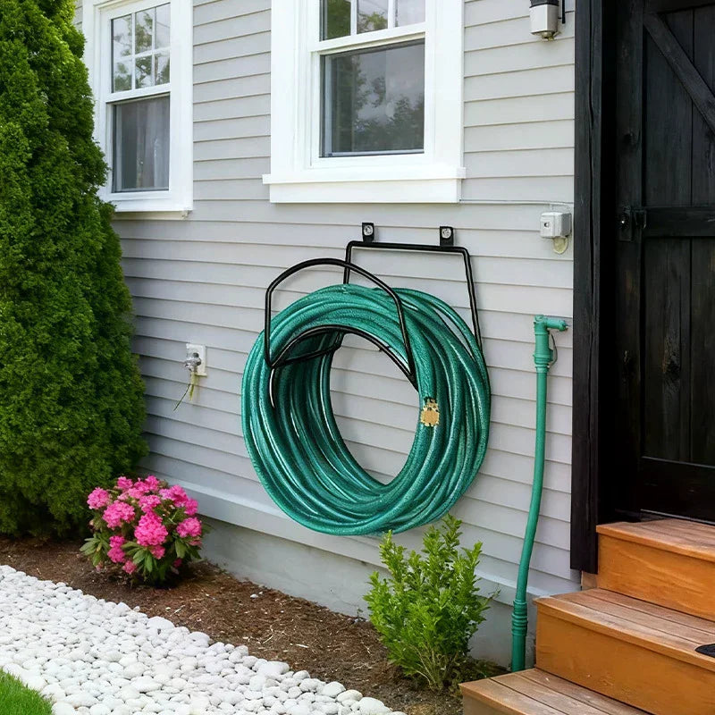 Wall-Mounted Garden Hose & Water Pipe Rack – Carbon Steel Garden Hose Rack SPOT