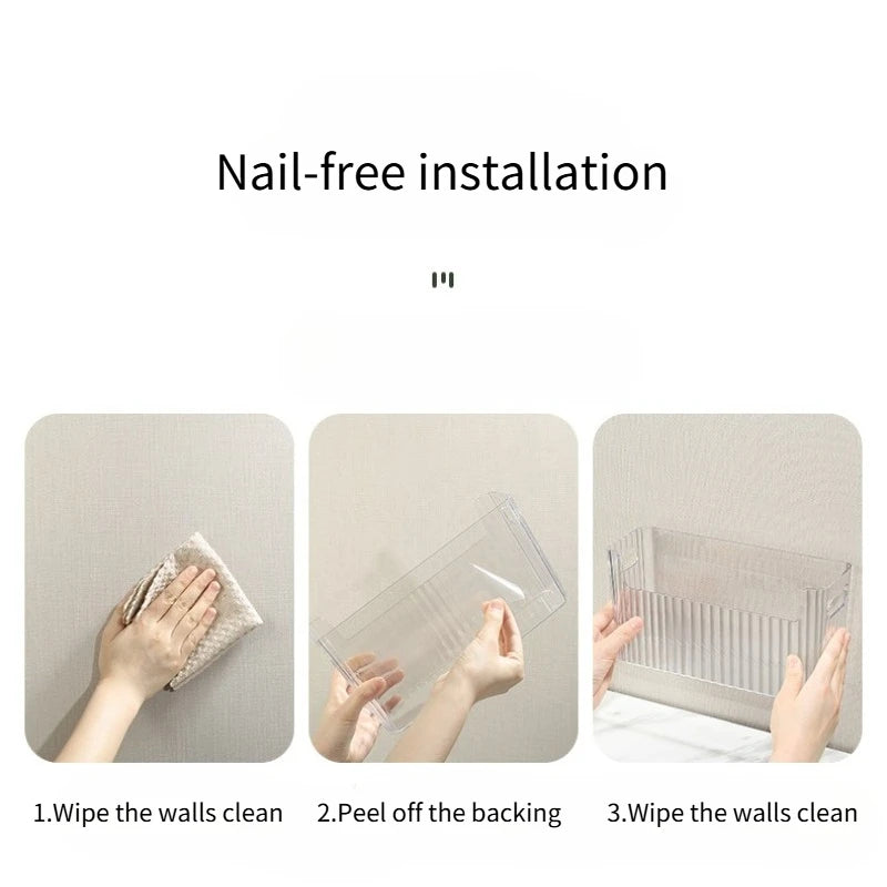 Self-Adhesive Refrigerator Organizer Box | Large Capacity Kitchen Storage Organizer SPOT