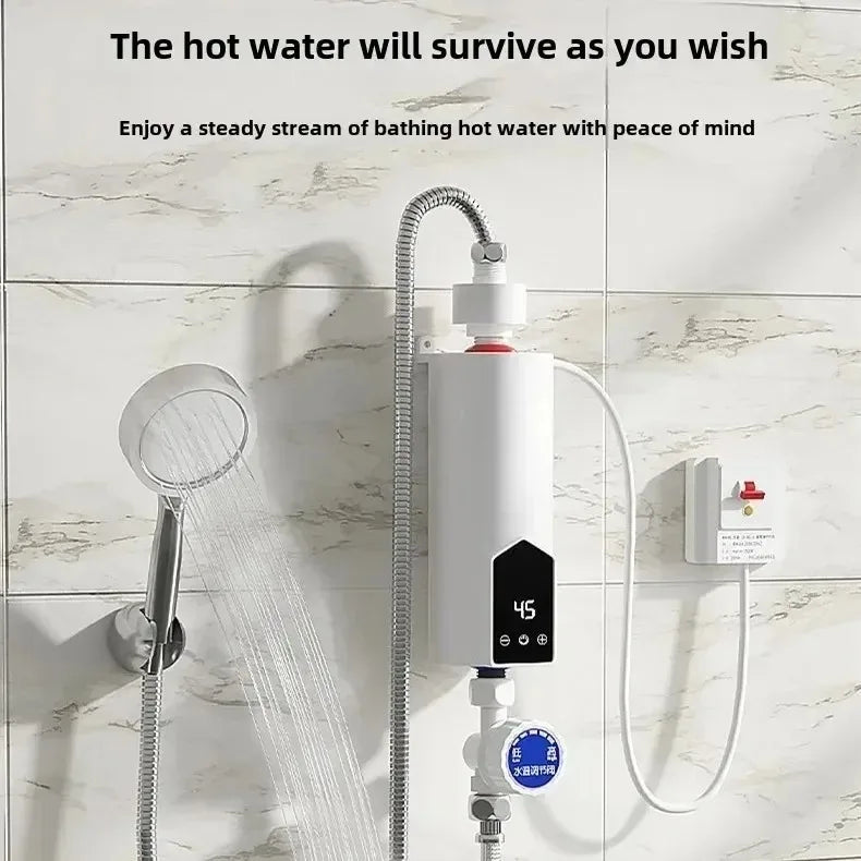 Instant Electric Water Heater 3000W–5500W 220V Portable Tankless Instant Water Heater SPOT