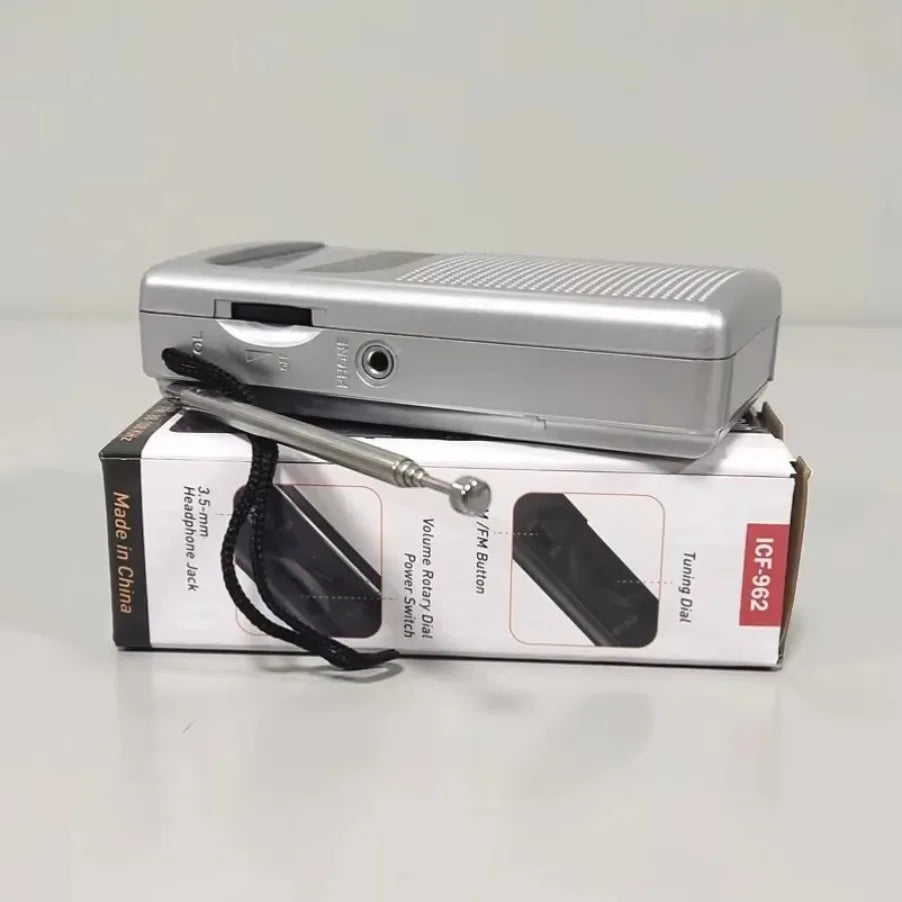 VIKEFON Portable AM FM Radio – Battery Operated, Camping & Emergency Portable AM FM Radio SPOT
