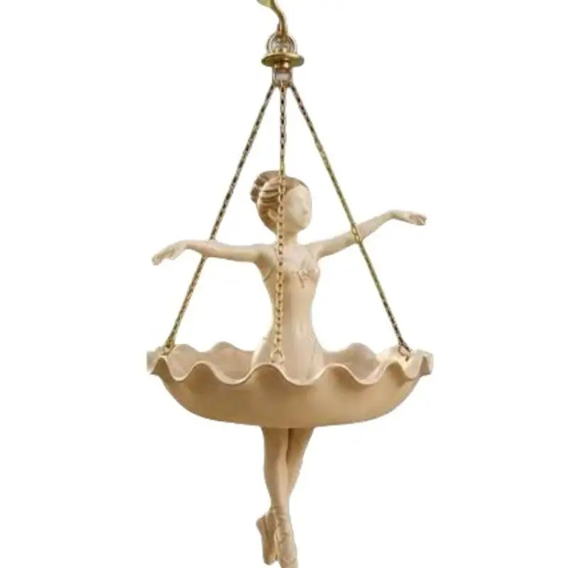 Ballerina Hanging Planter – UV Resistant Resin Ballet Dancer Pot Hanging Planter SPOT