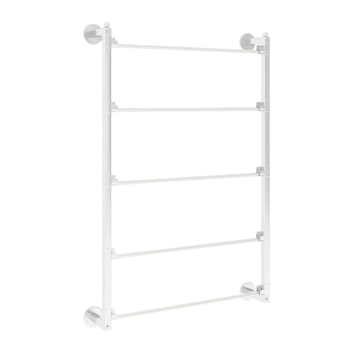 Wall-Mounted Ribbon Organizer – Metal Craft & Sewing Rack Ribbon Storage Rack SPOT WHITE
