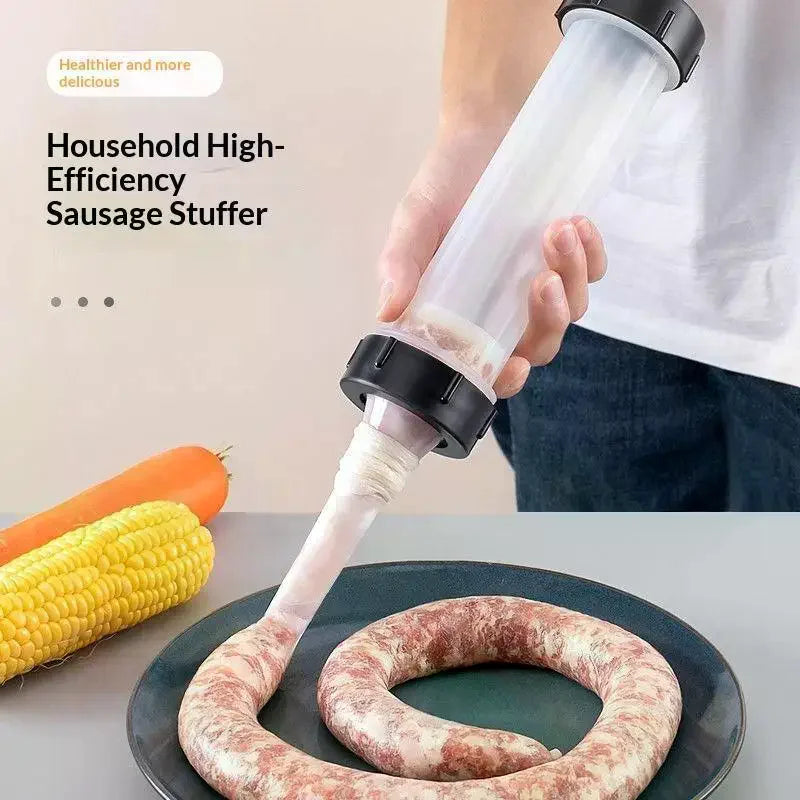 Manual Sausage Stuffer Kit – BPA-Free DIY Meat Filling Tool Sausage Stuffer SPOT