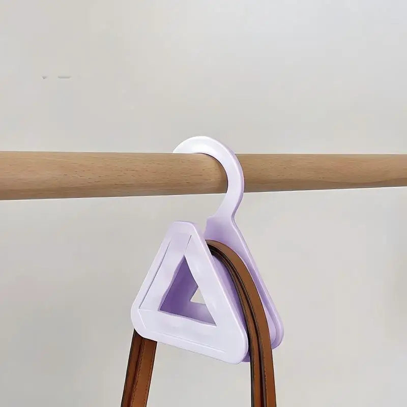 Macaron ABS Triangle Bag Hanger – Closet Wardrobe Organizer Bag Hanger Hook SPOT
