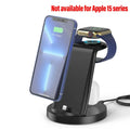 VIKEFON 4-in-1 Wireless Charging Station for iPhone & Apple Watch Wireless Charging Station SPOT Black for Apple
