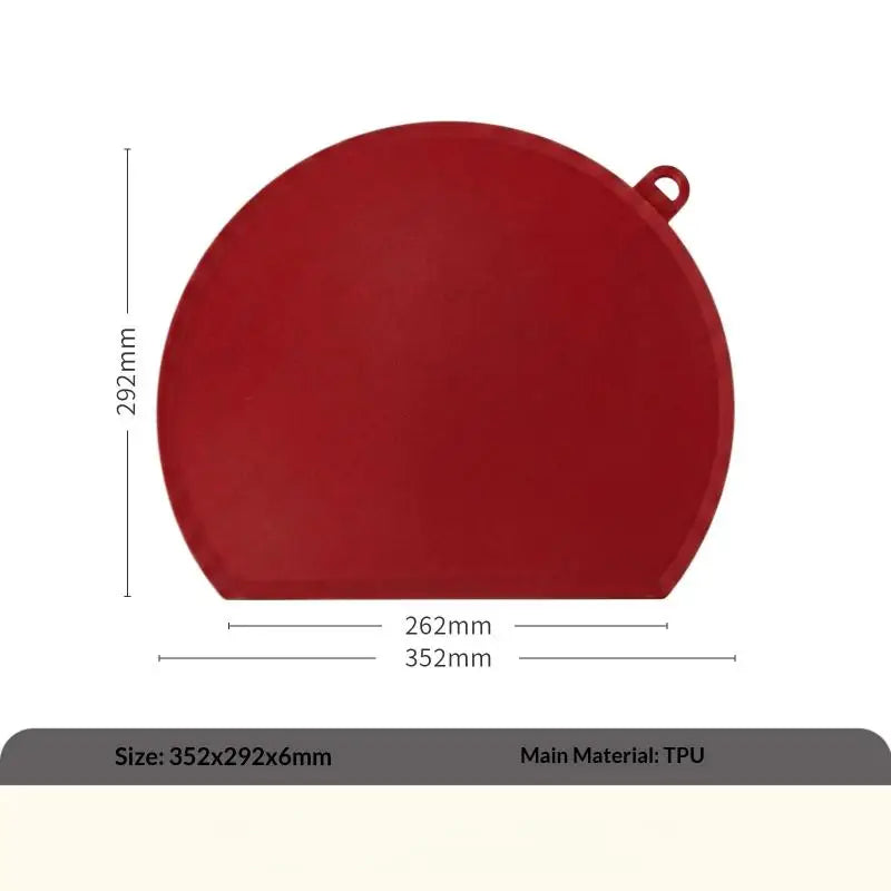 Double-Sided PP Cutting Board – D-Shape Self-Draining Chopping Block Cutting Board SPOT