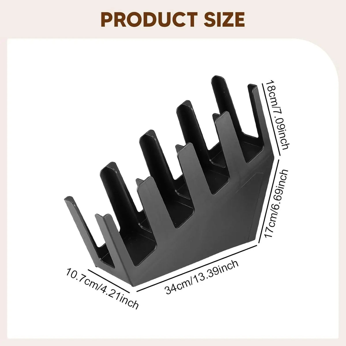 4-Grid Slanted Cup & Lid Dispenser Rack | Countertop Organizer Cup Dispenser Rack SPOT