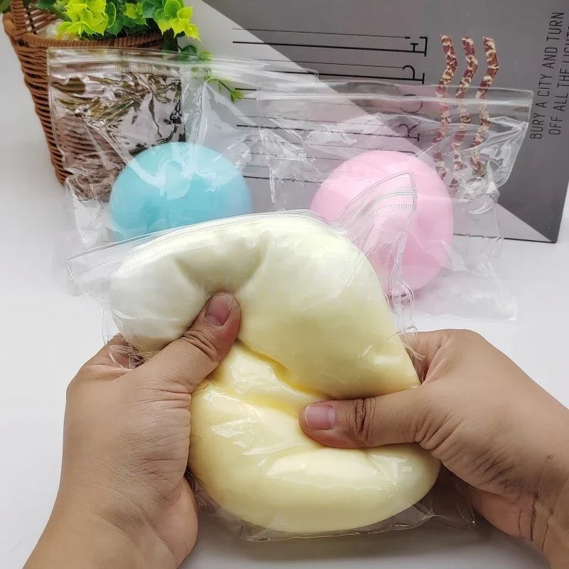 9cm Fluid Cheese Ball Slow Rebound Squeeze Toy – Large Fidget Squeeze Toy SPOT