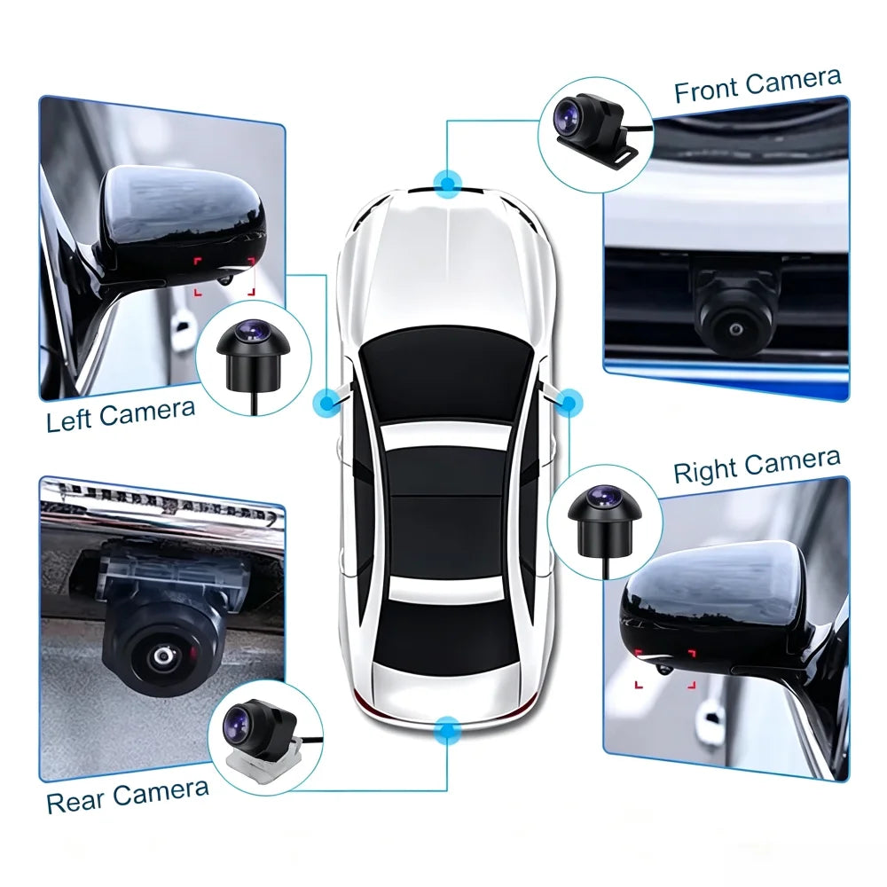 4-Way 360° Bird's-Eye AHD 2K Car Panoramic Camera System Surround View Camera SPOT
