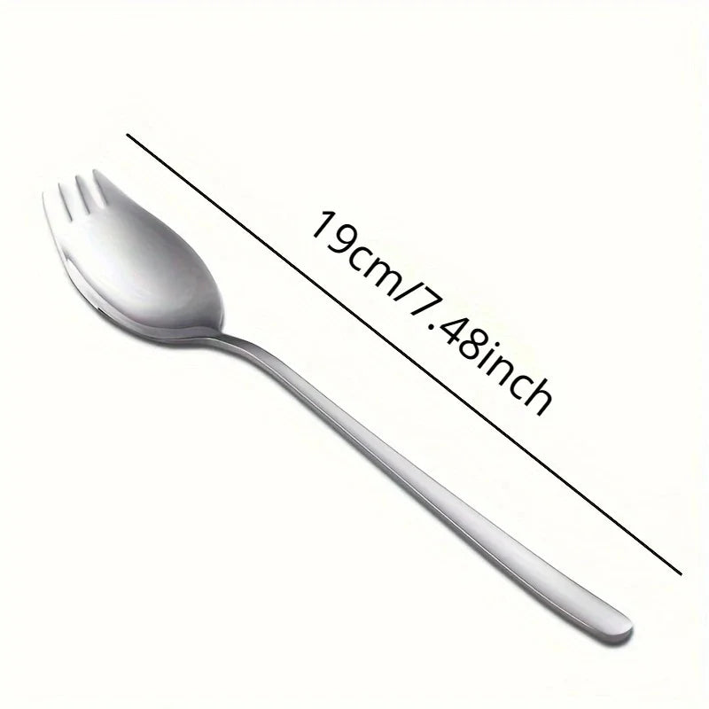 4-Piece Stainless Steel Flatware Set – Salad, Pasta & Dessert Flatware Set SPOT