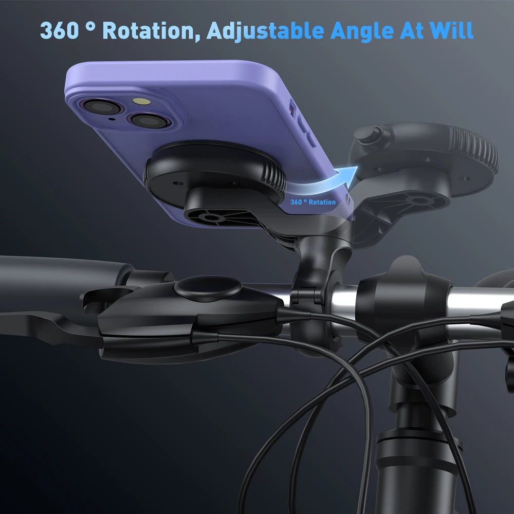 Bike & Motorcycle Phone Mount – 1s Quick Lock Handlebar Holder Bike Phone Mount SPOT