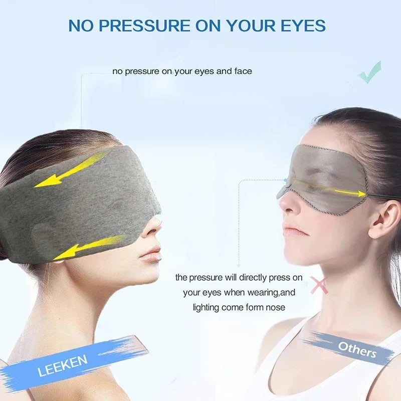Handmade Cotton Blackout Sleep Mask – Travel Eye Cover Sleep Eye Mask SPOT