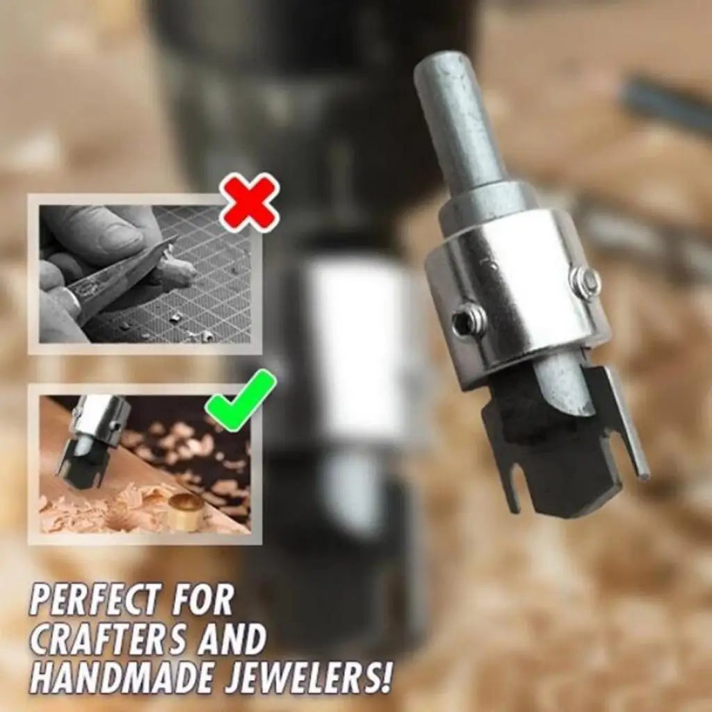 HSS Wooden Ring Maker Drill Bit Set – 4 Sizes, DIY Woodworking Woodworking Drill Set SPOT