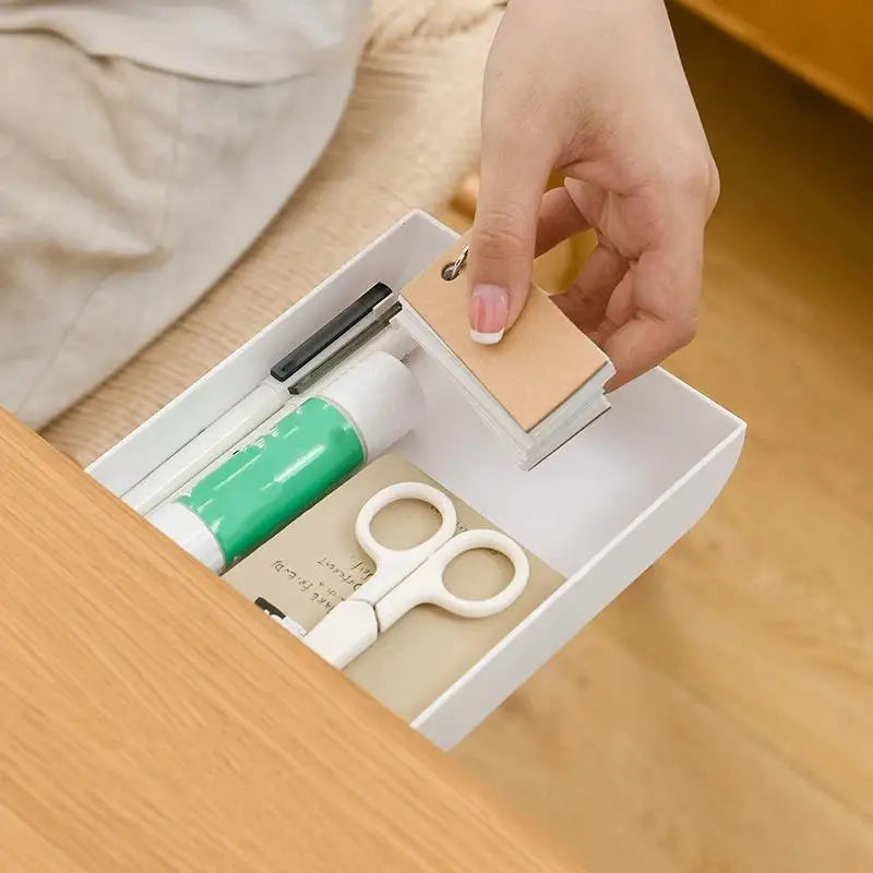 Under Desk Hidden Pull-Out Drawer – No-Drill Desk Organizer Under Desk Drawer SPOT