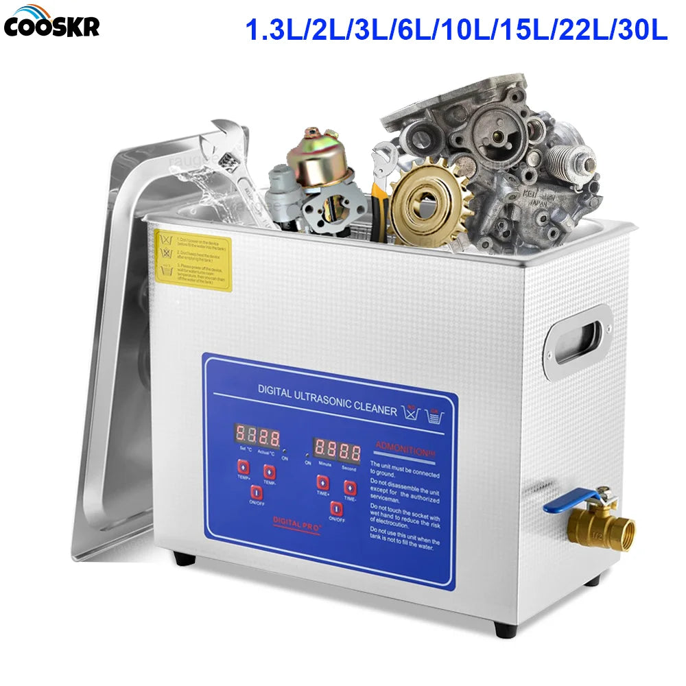 Ultrasonic Cleaner with Heater – Jewelry, Lab & Auto Parts Ultrasonic Cleaner SPOT