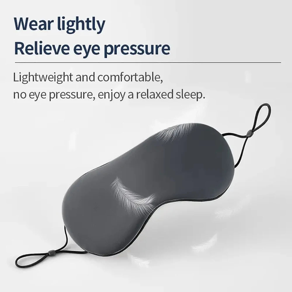 Korean Ice Silk Sleep Eye Mask – Dual-Use, Light Blocking Sleep Eye Mask SPOT