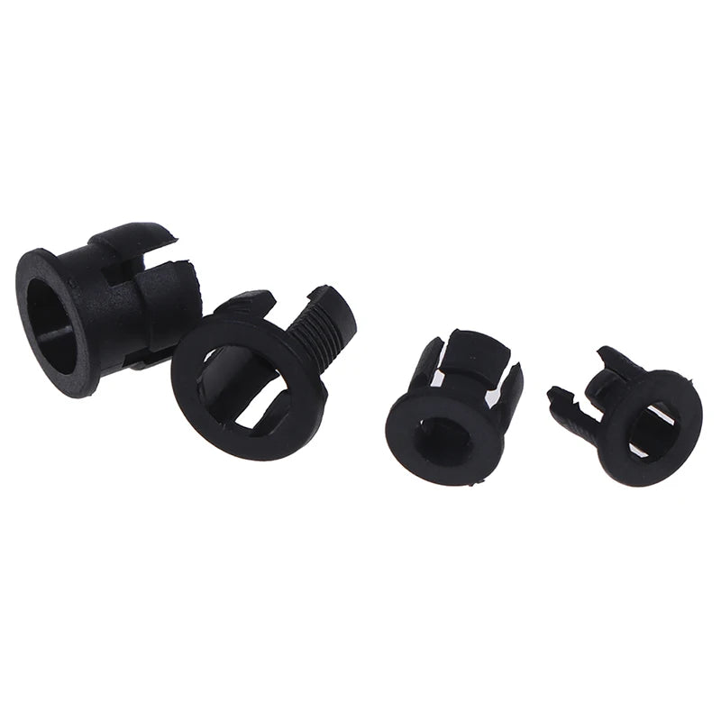 50-Pack Black LED Holders – 3mm & 5mm ABS Clips & Bezels LED Holder Clips SPOT