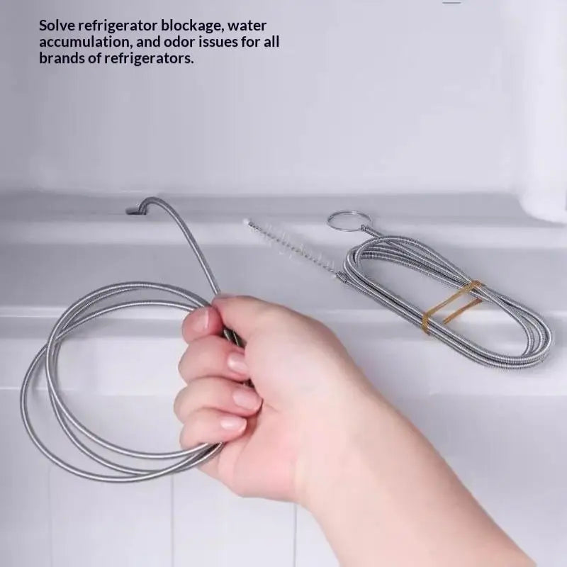 Refrigerator Drain Cleaning Kit – Brush, Hose & Syringe Drain Cleaning Kit SPOT
