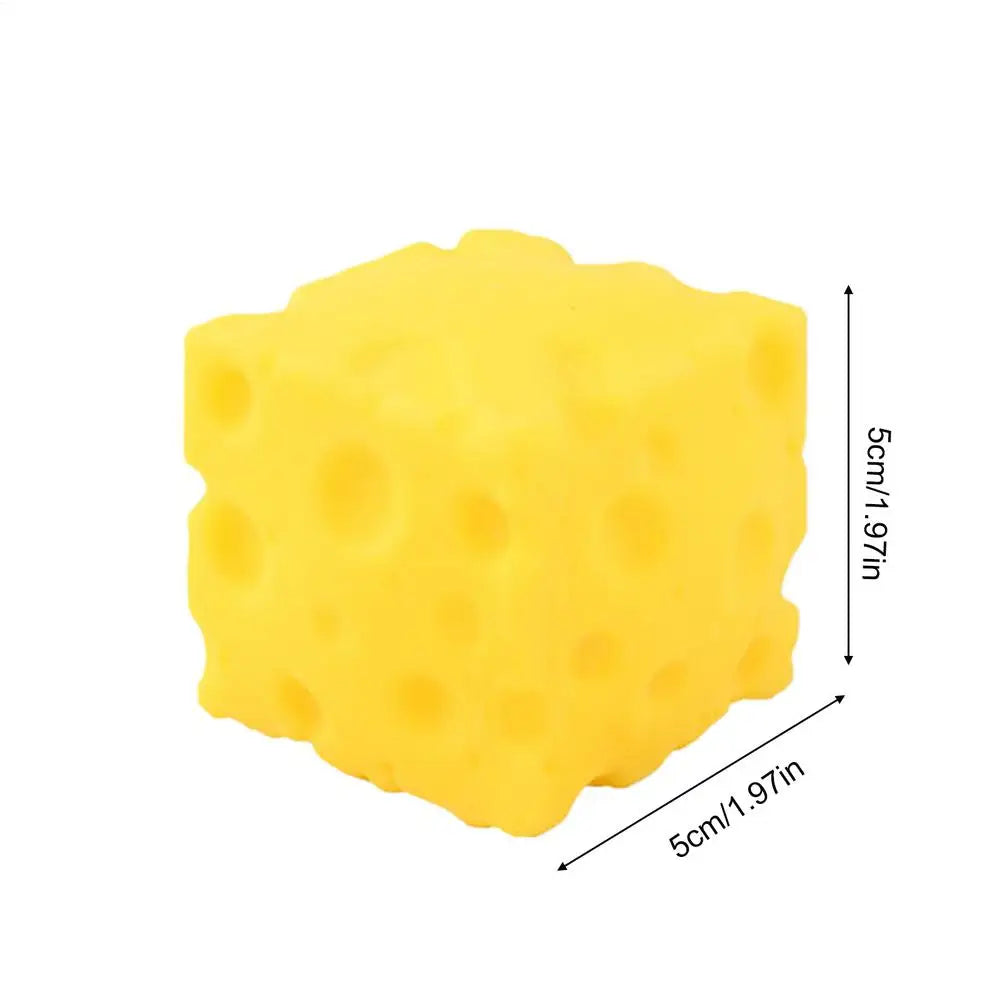 Cheese Squishy Fidget Toy – Slow Rebound Silicone Squeeze Squishy Fidget Toy SPOT a
