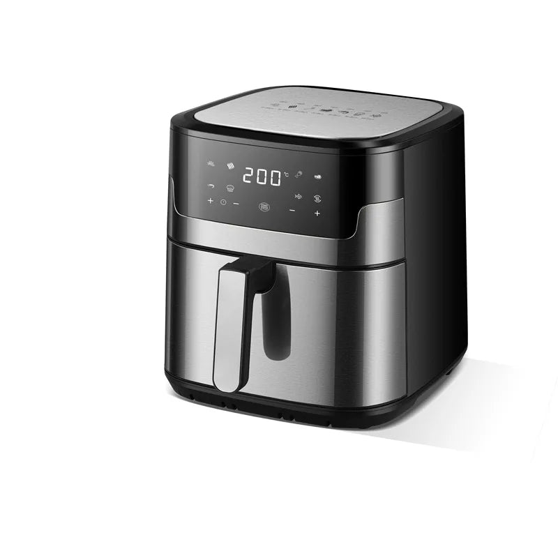 DUTRIEUX 8L Stainless Steel Digital Air Fryer 1800W Air Fryer SPOT 8l Lcd