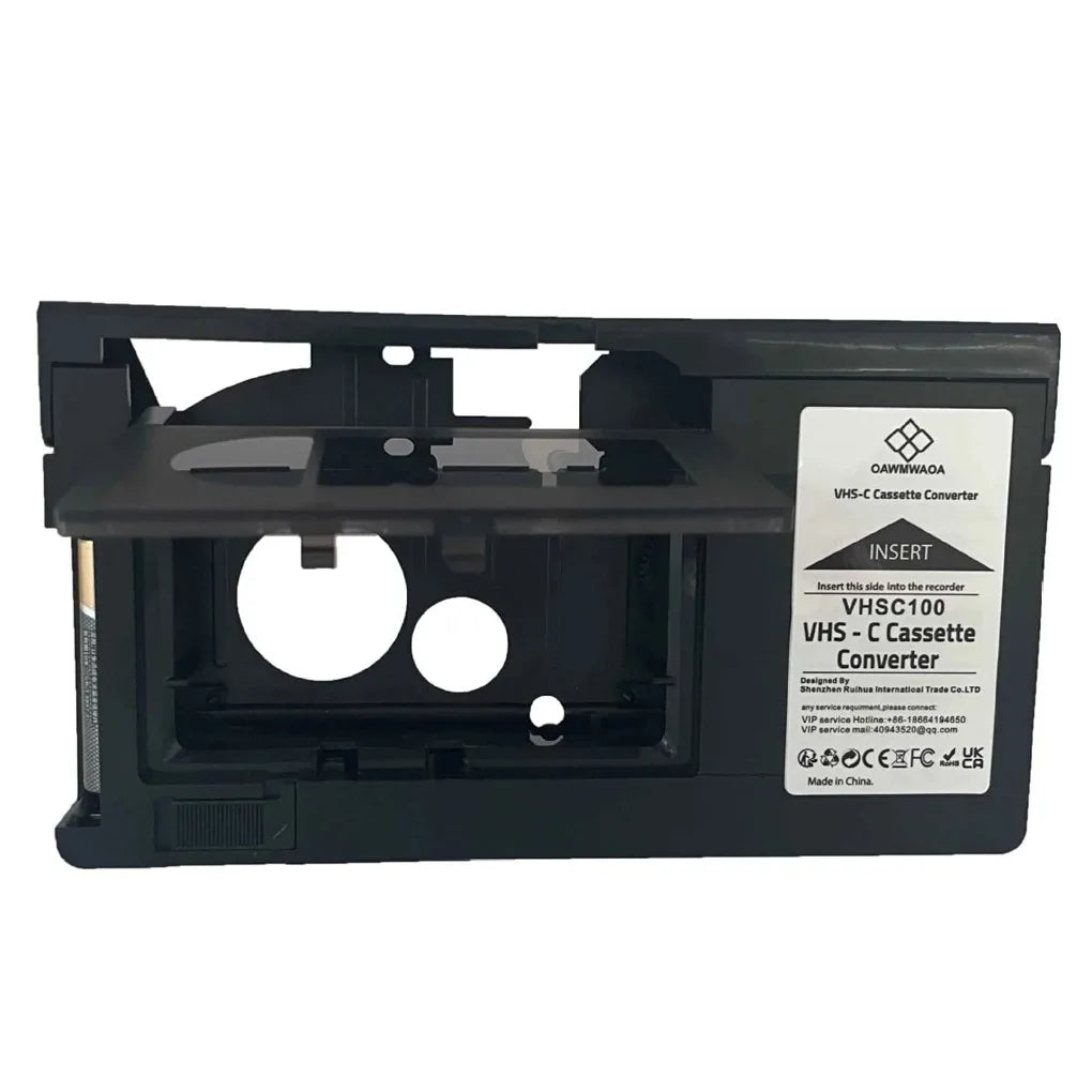 VHS to VHS-C Adapter Converter Box – Tape Cassette Player Video Tape Adapter SPOT