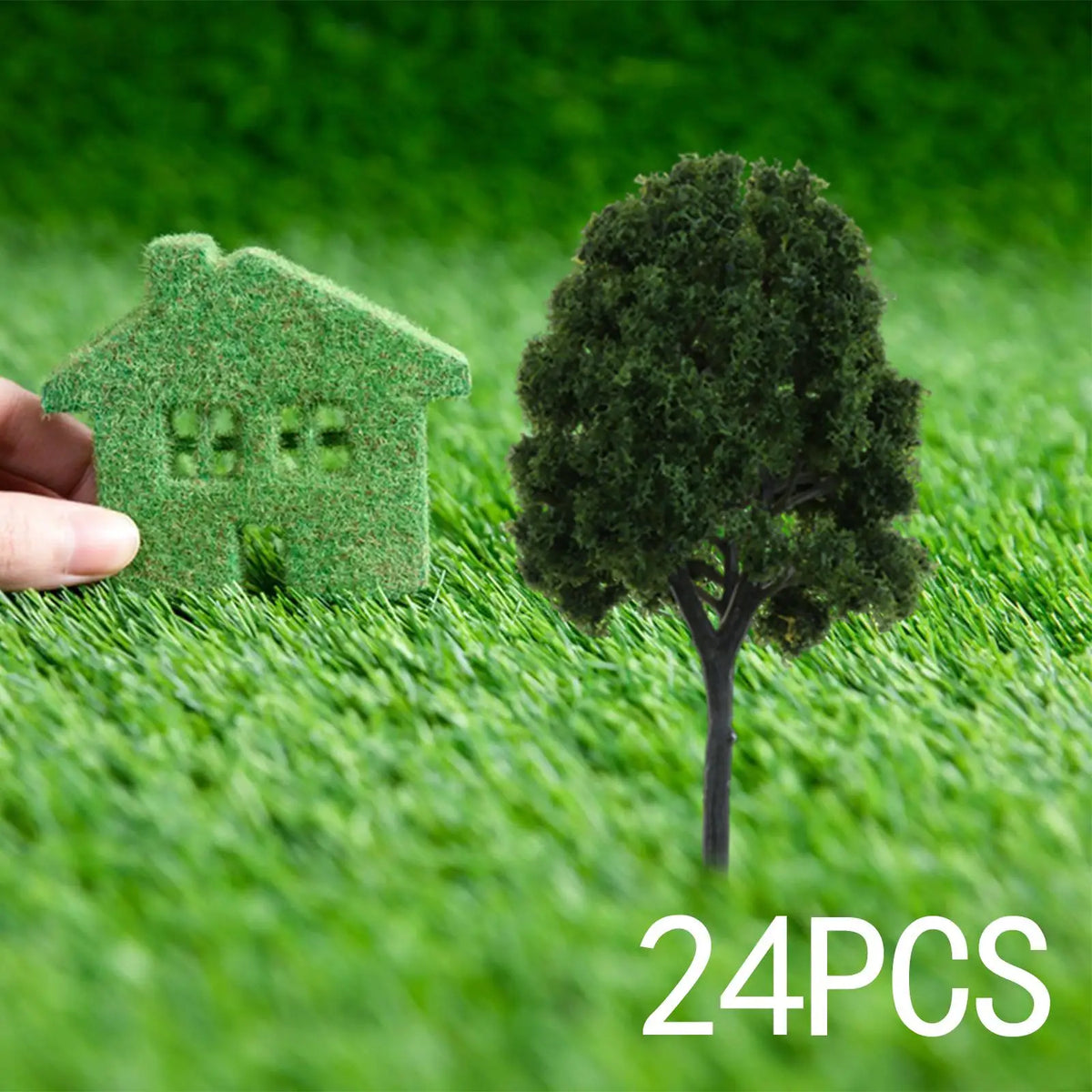 Miniature Model Trees Set – Diorama, Fairy Garden & Scene Decor Miniature Model Trees SPOT 24 pieces