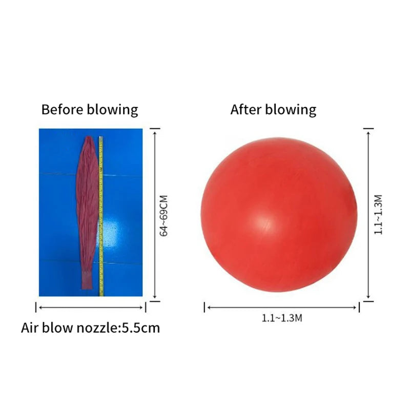 72-Inch Giant Latex Balloon for Weddings, Parties & Festivals Giant Party Balloon SPOT