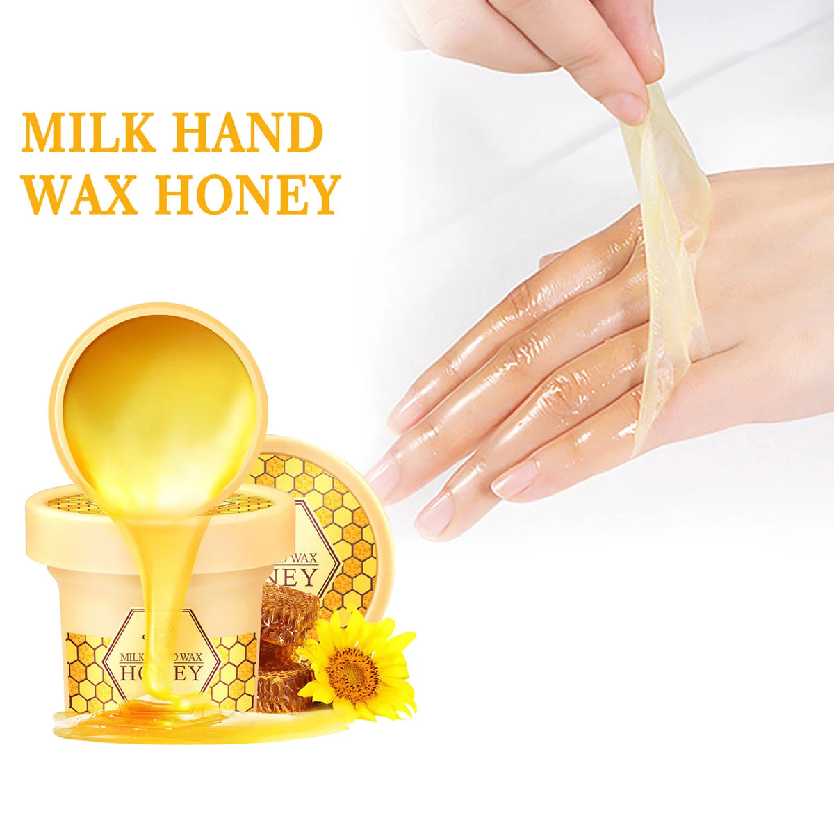 Milk & Honey Hand Wax Peel-Off Mask – Exfoliating 120g Hand Wax Mask SPOT