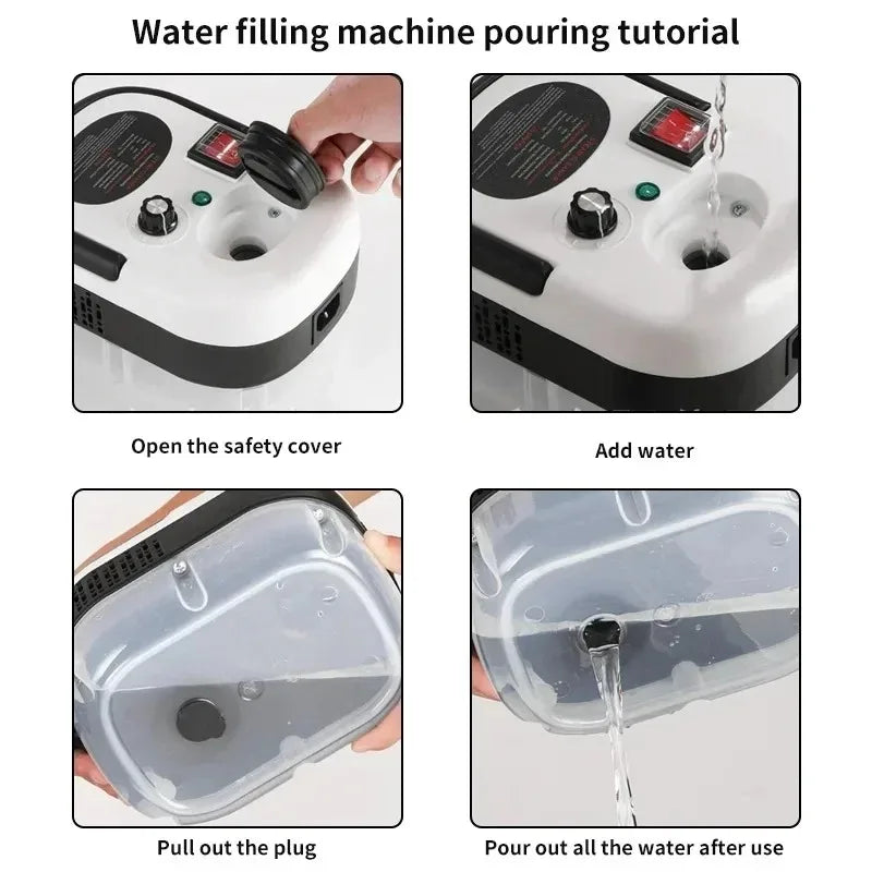 2500W Multipurpose Steam Cleaner 220V EU Plug – Kitchen & Car Steam Cleaner SPOT