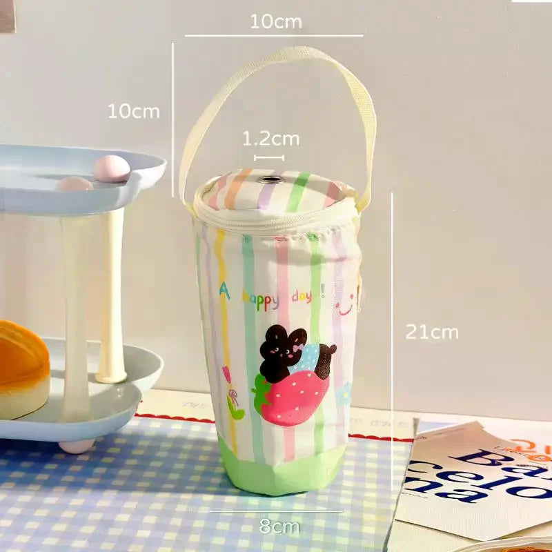 Insulated Cup Carrier Tote Bag – Oxford Cloth Tumbler Sleeve Insulated Cup Tote Bag SPOT