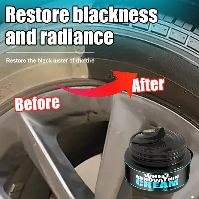 50g Car Tire Care Cream – Gloss Wax & Coating Recovery Tire Care Cream SPOT