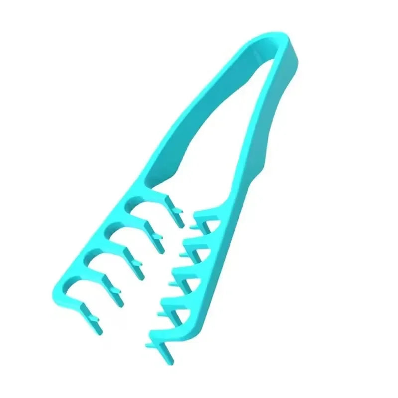Z-Shape Comb for Men – Textured Fluffy Hair Styling Tool Hair Styling Comb SPOT Blue-1pcs
