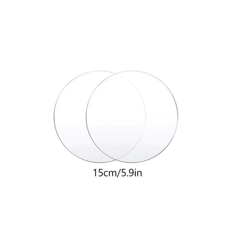 2-Pack Acrylic Round Cake Base Discs 4/6/8/10 Inch Cake Board Set SPOT 2pcs B