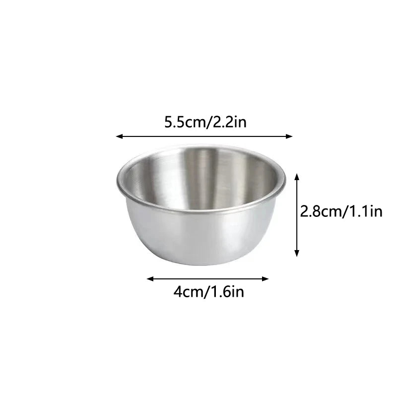 304 Stainless Steel Dipping Bowl – Sauce & Seasoning Dish Dipping Sauce Bowl SPOT
