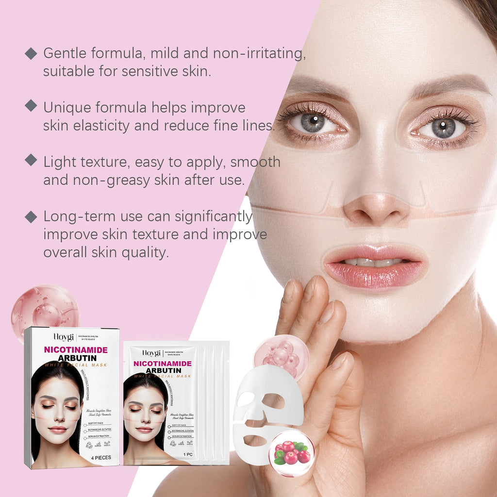 Hoygi Niacinamide Arbutin Brightening Hydrating Sheet Mask Facial Sheet Mask SPOT