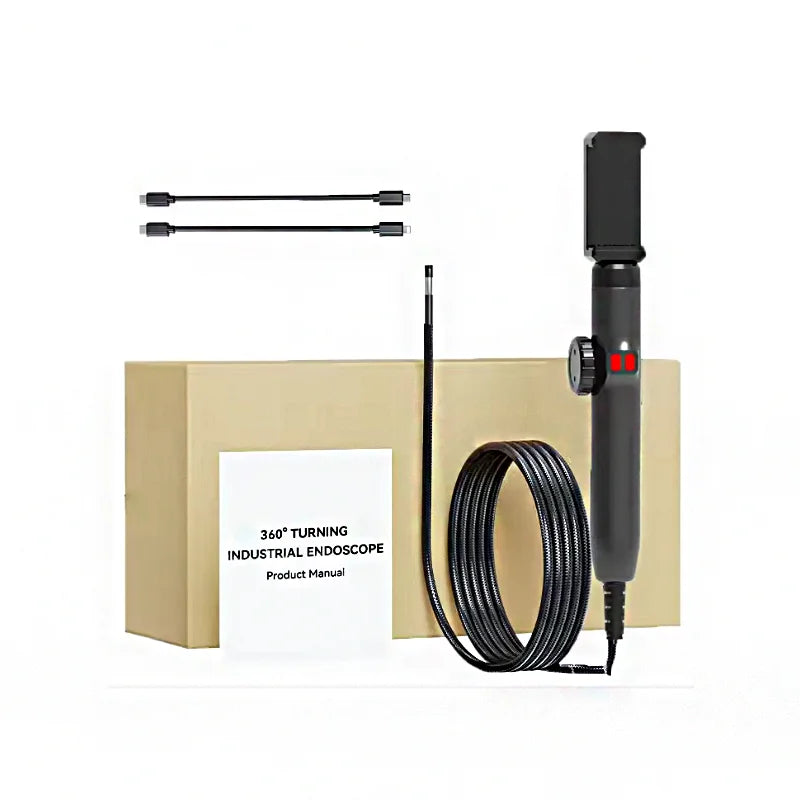 HD 1080P Articulating Borescope – 6mm Inspection Camera iOS & Android Articulating Borescope SPOT 360 rotation 6mm 1m