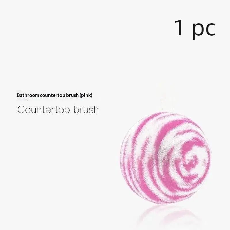 Nano Cleaning Ball Set 3-Pack – Striped Polyester Scrub Balls Cleaning Scrub Balls SPOT 1pcs Pink