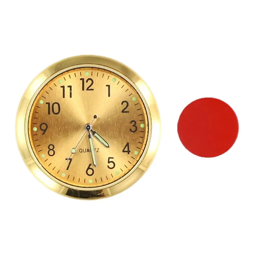 Mini Metal Car Dashboard Clock – Luminous Analog Quartz Car Dashboard Clock SPOT C