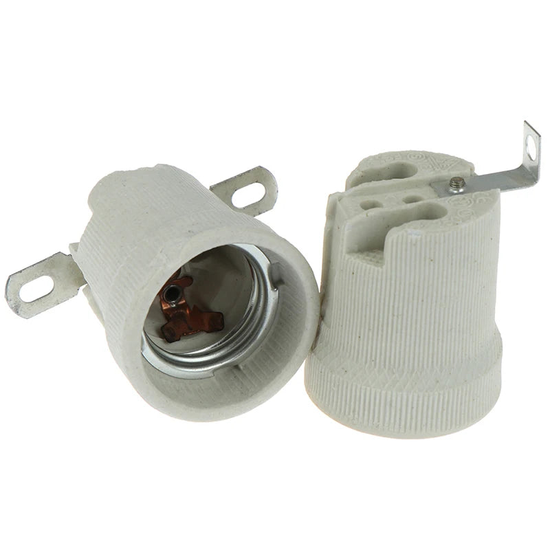 E27 Ceramic Light Bulb Socket Holder – High-Temp Screw Base Lamp Socket Holder SPOT