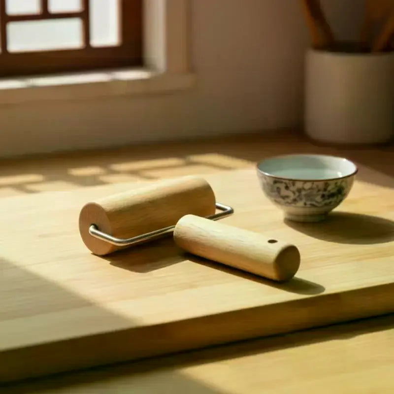 Wooden Rolling Pin – Dough Roller for Pizza, Pastry & Pasta Wooden Rolling Pin SPOT