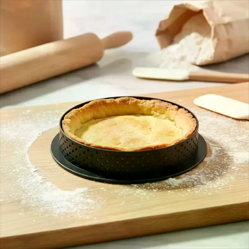 Non-Stick Perforated Tart Ring Mold – Pie & Cake Baking Tart Baking Mold SPOT