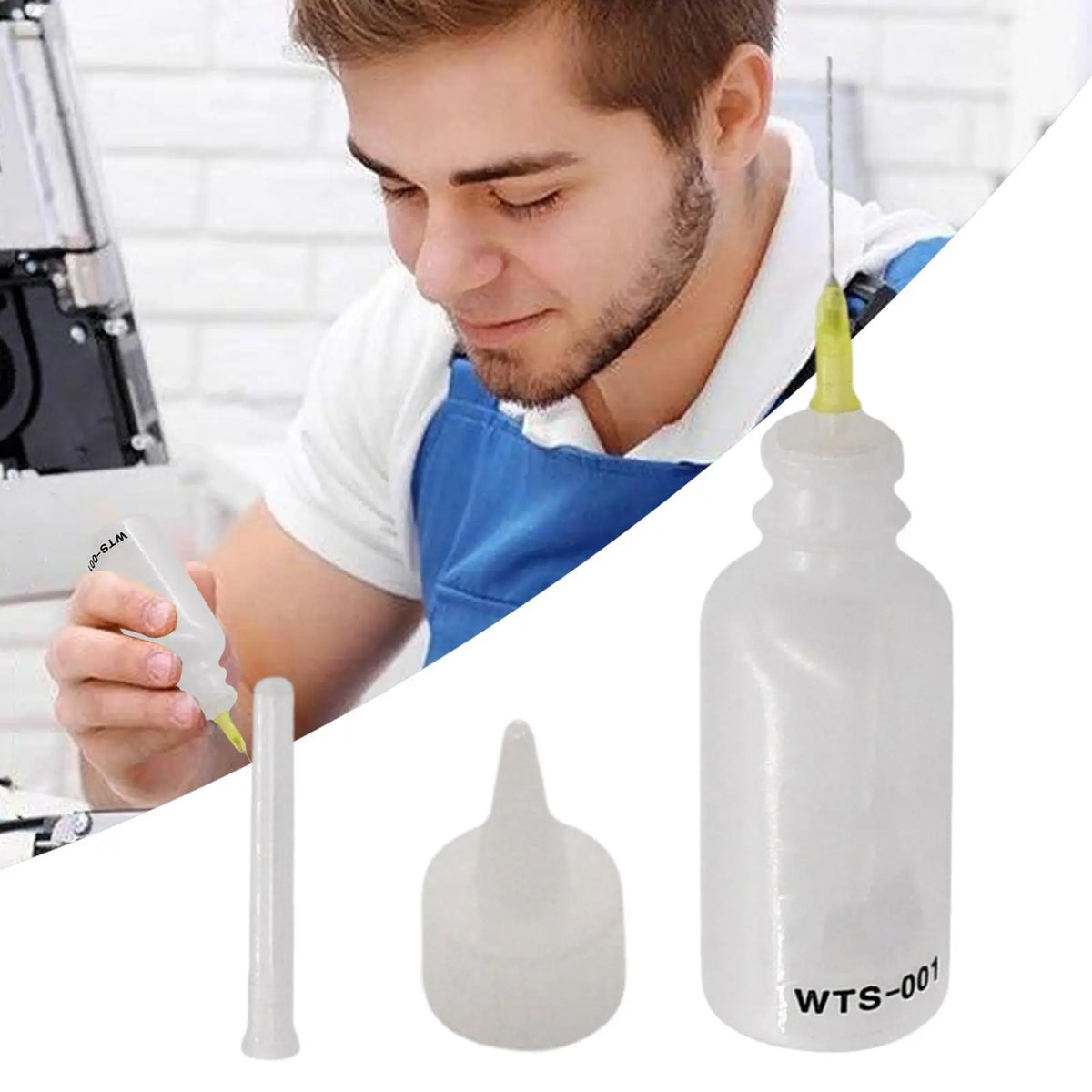 50ml Needle Tip Applicator Bottle – Leakproof Liquid Dispenser Liquid Applicator Bottle SPOT