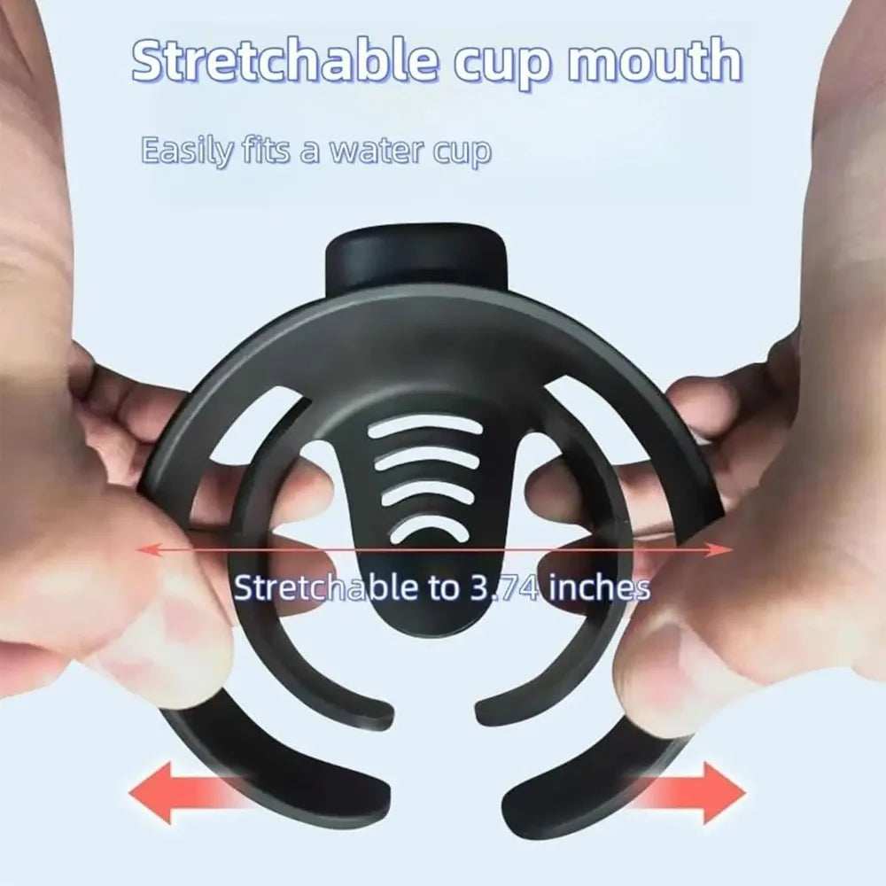 Universal Stroller Cup Holder – 360° Rotatable Clamp-On Handlebar Cup Holder SPOT